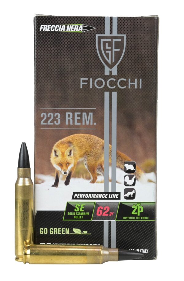 Fiocchi 223 ZP 62gr Hollow Point Heavy Metal Free Primer 50 Rounds - Image 2