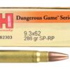 Hornady Dangerous Game 9.3X62 286gr Spire Point-Recoil Proof Interlock 20 Rounds - Image 2